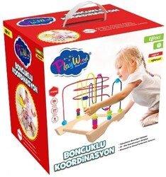 Wooden coordination Game Educational Natural Toy - 1