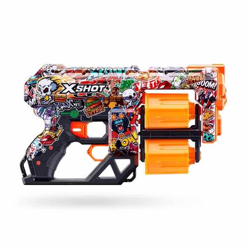 X-Shot Skins Dread 12 Bullets Sponge Dart Shooting Gun 31 cm - 5