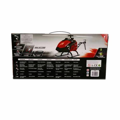 XL 3 Channel Helicopter with Light USB Rechargeable Remote Control - 4