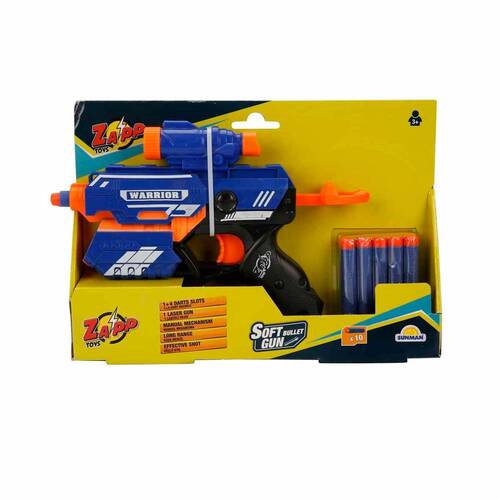 Zapp Laser Sponge Dart Shooting Gun with 10 Bullets - 2